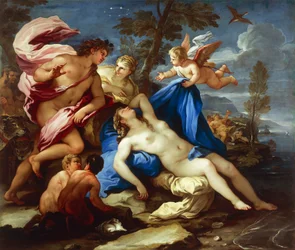 Bacchus och Ariadne, av Luca Giordano