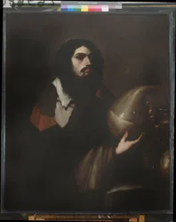 Självporträtt som kemikalie eller alchimist, ca 1660 (olja på duk)