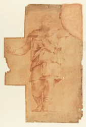 Studie av stående figur