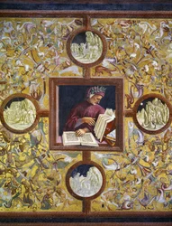 Dante Alighieri, porträtt från Illustrious people cycle