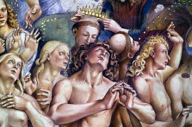 Elect, från Last Judgment freskcykel