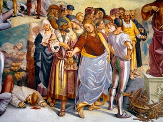 "Förutsägelse och fakta om antekrist" 1499-1502 (fresk)