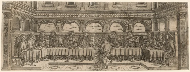 Nattvarsparet, cirka 1500.