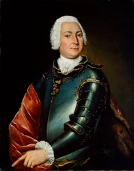 Porträtt av greve Ernst Christoph von Manteuffel, 1700-talet