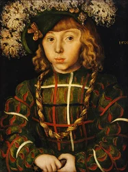 Porträtt av Johann Friedrich, senare kurfurst den storsindede av Sachsen, 1509