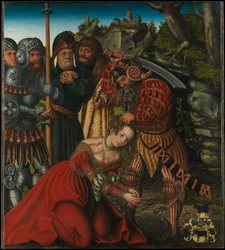 Tyska: Das Martyrium der Heiligen Barbara Den heliga Barbaras martyrium