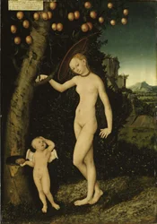Tyska: Venus mit Amor als Honigdieb Venus och Amor som honungstjuv