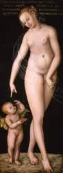 Tyska: Venus und Amor als Honigdieb Venus med Amor som stjäl honung