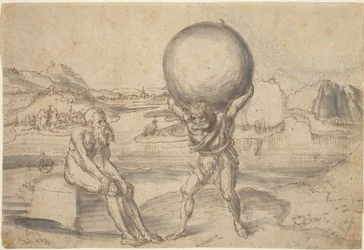 Hercules relieving Atlas of the Globe