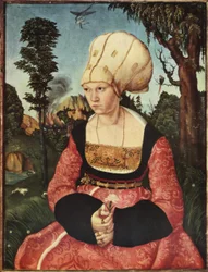Porträtt av Anna Cuspinian