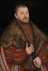 Porträtt av Joachim II, kurfurste av Brandenburg