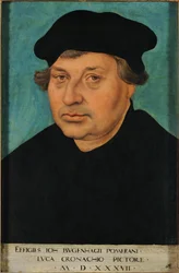 Porträtt av Johannes Bugenhagen