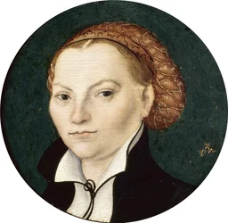 Porträtt av Katharina von Bora