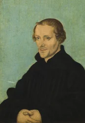 Porträtt av Philipp Melanchton