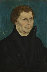 Porträtt av Martin Luther och Katharina von Bora