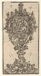 Relikvier med en Pieta, från den stora serien av Wittenbergs relikvier, 1509.