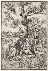 Vila på flykten till Egypten, 1509.