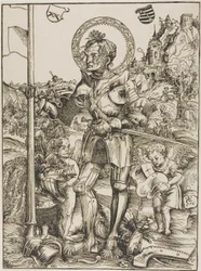 Saint George stående