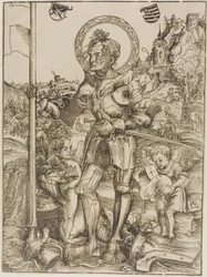Saint George stående
