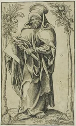 Sankt Matthias, från Kristus, apostlarna och Sankt Paulus