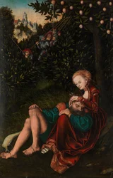 Simson och Delila, ca. 1528-30.