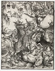 St George Slaying the Dragon, 1500-talet.
