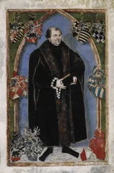 Porträtt av George III, prins av Anhalt-Dessau 1507-1553, 1553