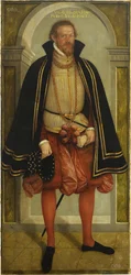 Porträtt av prins Joachim Ernst von Anhalt (1536 - 1586)