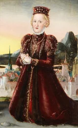 Porträtt av prinsessan Agnes Gräfin von Barby