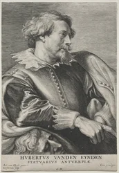 Porträtt av Hubert van den Eyden