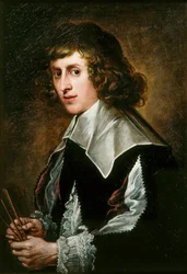Porträtt av Lucas Faydherbe 1617-1697, ca. 1650.