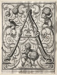 Nytt ABC-häfte: A, 1627.