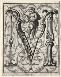 Nytt ABC-häfte: M, 1627.