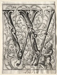 Nytt ABC-häfte: W, 1627.