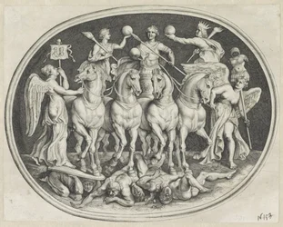 Allegoriska triumf av keizer Licinius Olika figurer av Agati Antique (serietitel)