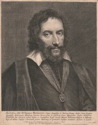 The Most Illustrious Sir Thomas Howard, Earl of Arundel and Surrey, First Earl of England, Lord Howard, Maltrauers, Mowbray, Segraue, Breus, Clum and Osestria, Earl Marshal of England, Riddare of the Most Noble Periscelides Siue Gartery Order, and Most Fri