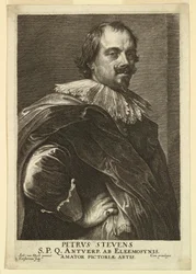 Porträtt av Peter Stevens, från Icons of Princes of Men