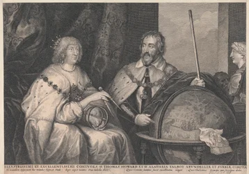 Thomas Howard, 21:e earl av Arundel och Alethea Howard (född Talbot), 13:e friherrinnan Furnival, grevinna av Arundel