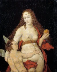 Kom och älska. Målning av Lucas Cranach (1472-1553) Ec. Allt.