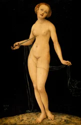 Lucretia, av Lucas Cranach den äldre (1472-1553)
