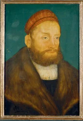 Markgraf Casimir von Brandenburg-Culmbach (målning på ek)