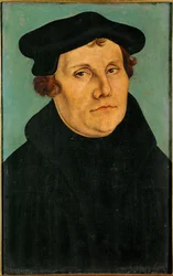 Martin Luther Olja på ... (olja på trä)
