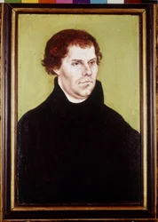 Porträtt av Martin Luther (1483 - 1546), målning av Carnach