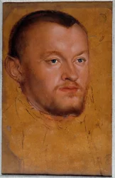 Porträtt av hertig Augustus av Sachsen. Augustus I av Sachsen, känd som den fromme