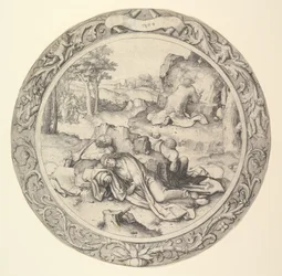 Kristus på Oljeberget, från Circular Passion, 1509.