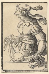 Cumean Sibyl, från serien Sibyll, ca. 1530.