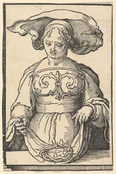 Delphic Sibyl, från serien Sibyll, ca. 1530.