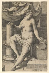 Fortitude, från serien De sju dygderna, 1530.