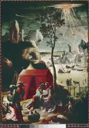 Lot och hans döttrar (olja på panel, cirka 1517)