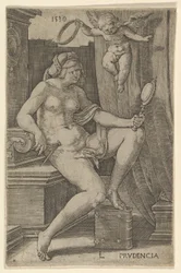 Prudence, från serien De sju dygderna, 1530.